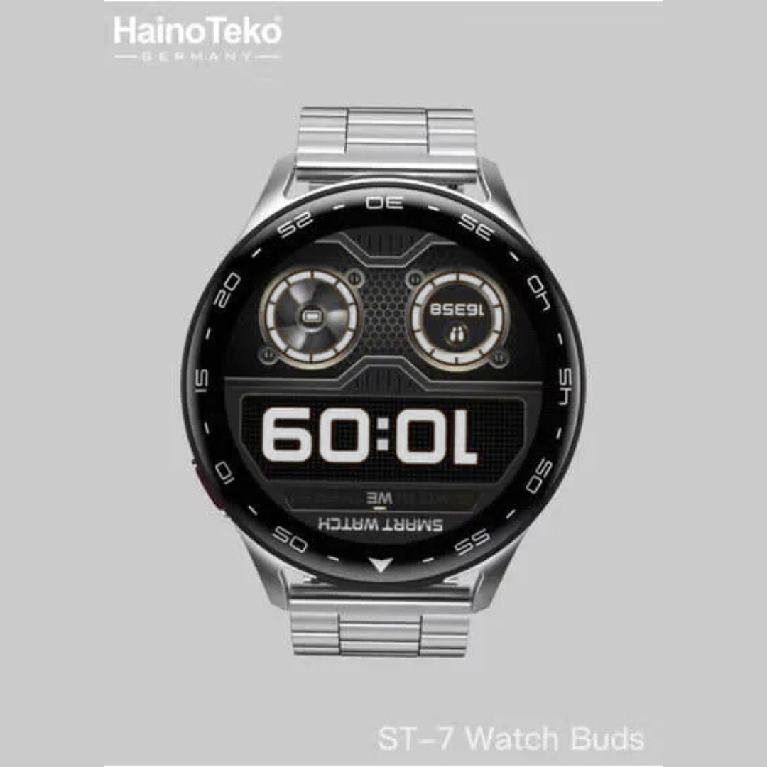 PowerBand ST7 HAINO TEKO - 2 In 1 Smartwatch + Earbuds